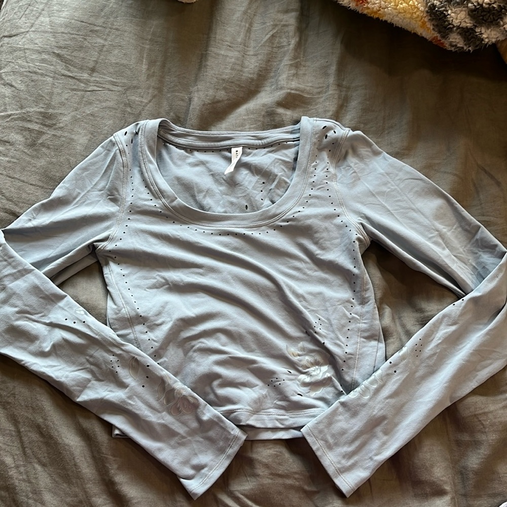 ATHLETA textured long sleeve